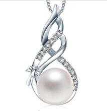 S925 Silver Natural freshwater Pearl Elegant Pendant