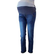 Blue Washed Stretchable Maternity Jeans Pant For Women