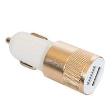 Golden/White 2in1 Car Charger