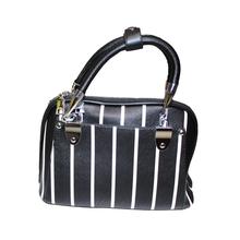 Stripe Hand Bag For Women