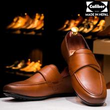 Caliber Shoes Tan Brown Casual Slip On  Shoes For Men - ( 547 )