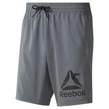 Kapadaa: Reebok Grey Wor Woven Graphic Shorts For Men – DU2171