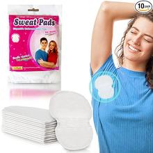 10 Pieces Sweat Pad - Underarms Disposable Highly Absorbent Sweat Pads Cotton Anti Allergic