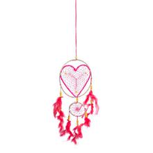 Archies Pink Heart Circle Dream Catcher Wall Décor (293)