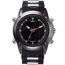 HPOLW Men Sports Watches Electronic Large Watch Stainless Steel