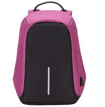 3707-01 Anti Theft Backpack - (Black/Grey)