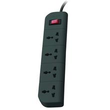 Belkin 4-Socket Surge Protector Universal Multi Plug Socket - FAT