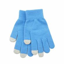 Winter Gloves Women Men Wool Knitted Mittens Touch Screen Gloves Warm Ladies Full Finger Stripe Gloves gants femme