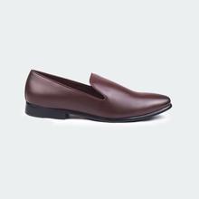 Caliber Shoes Coffee Slip On Formal Shoes For Men ( B 701 C )