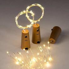 Wine Bottle Cork Copper String Fairy Lights