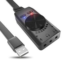 PLEXTONE USB Virtual 7.1 Channel Sound External Audio