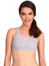 Jockey Light Grey Comfies Sport Top For Women - 1582