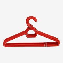 Bagmati Red Plastic Hanger (12 Pieces)