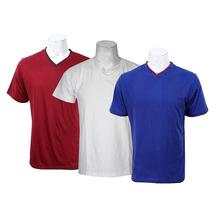 Pack of 3 Tshirts For Men-(Maroon/White/Blue)