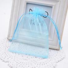 10pcs/lot 12*16cm Mariage Souvenir Organza Candy Bags 12Colors Wedding