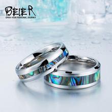 BEIER Simple style  Stainless Steel Shells Simple Ring