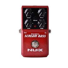 Nux Scream Bass Analog Overdrive Bass Effects Pedal