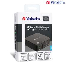 Verbatim 5 Ports Multi Charger 3.0 & Type C