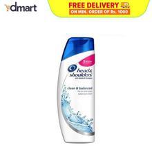 Head & Shoulders Clean and Balanced Shampoo - 330ml