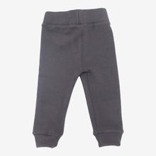 Grey Colour Mixed Cotton Joggers For Boys