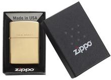 High Polish Solid Brass Zippo Lighter (254-000420)