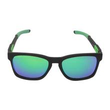 Blue/Green Shaded Rectangle Sports Sunglasses (Unisex)