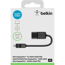 Belkin Mini DisplayPort to HDMI Adapter. 4k Compatible (Black)