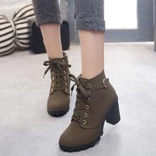 SALE - New style high heel thick heel casual women's boots