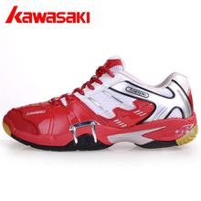 KAWASAKI K-319  BADMINTON SHOES FOR MEN - RED/WHITE