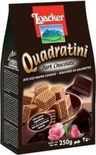 Loacker Quadratini Cremkakao Dark Chocolate - 18 x 125g