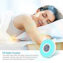 Radio Alarm Clock | Sunrise Alarm Clock with LED Wake Up Light, 2