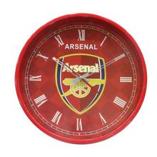 Arsenal Round Wall Clock – Red/Yellow