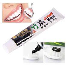 100% Natural Bamboo Charcoal Black Teeth Whitening Clean Toothpaste