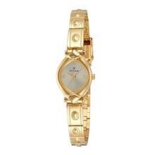 Titan Karishma Gold Dial Analog Watch For Women-2417YM02