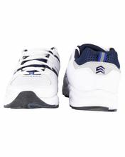 Shikhar Men's White Navy Blue Sports Shoes