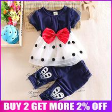 BibiCola toddler summer clothes set baby girls clothing sets