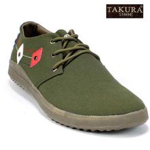 Takura Green Lace-up Shoes For Men- P407