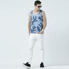 Huetrap Mens Flowery Delight – Graphic Sleeveless Tee