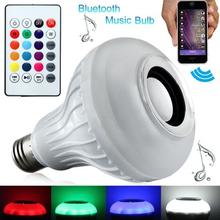 Led Bluetooth Speaker Music Bulb Remote