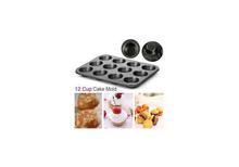 12 Mold / Grid Cup Cake Muffin Bakeware Pan