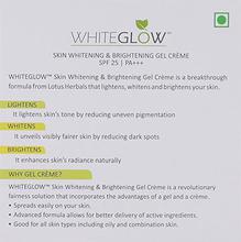 Lotus Herbals Whiteglow Skin Whitening & Brightening Gel Creme SPF 25 60g