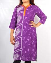 Saavya Design'S Women Embroidered Purple Kurti