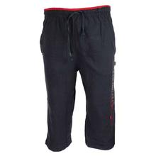 Black Cotton Capri Pants For Men- (CMC 103)