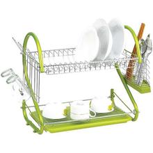 JC-2202/PR-004 2 Layered Plate Rack-Green