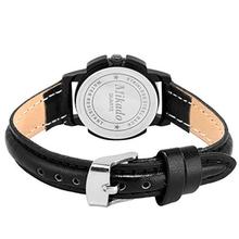 Mikado Analogue Black Dial Women's & Men's Couple Watch-