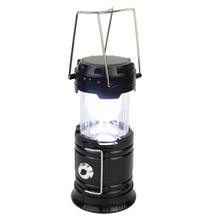 Aafno Pasal Rechargeable Camping Lantern SL-5800T 6LED (Solar Rechargeable) - Black