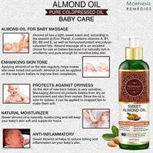 Morpheme Remedies Pure Sweet Almond Coldpressed Oil For Hair