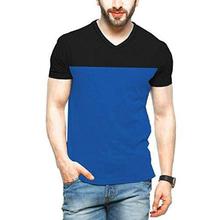 Cenizas Men's Half Sleeves V-Neck Casual Tshirt/T-Shirt