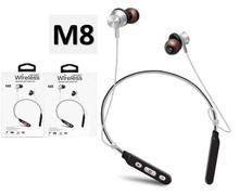 M8 Wireless Bluetooth Sport In-Ear Earphone - Black