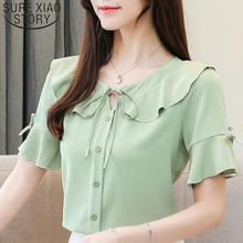 Fashion women tops and blouse 2019 chiffon blouse ladies